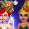 Игра Новогодние Прически в Стиле Ёлок - Онлайн