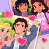 Игра Одевалка: Двойное Свидание Принцесс - Онлайн